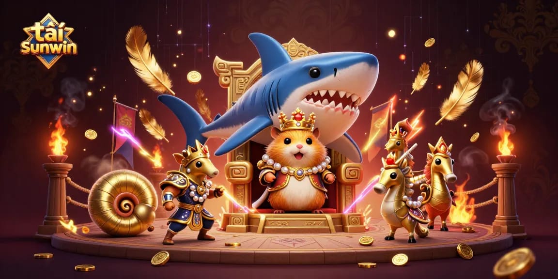 Engage in excitement with tải sunwin as the golden hamster king reigns over a dynamic casino world.