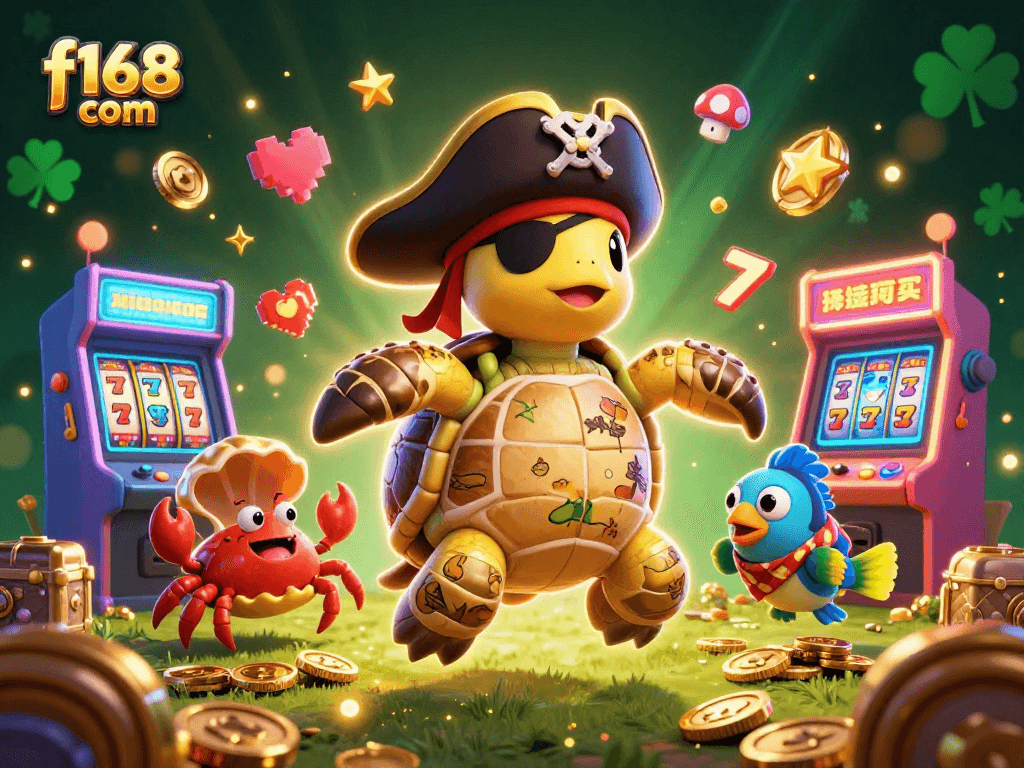 Join the fun at f168 com, where vibrant characters celebrate winning with exciting casino themes.