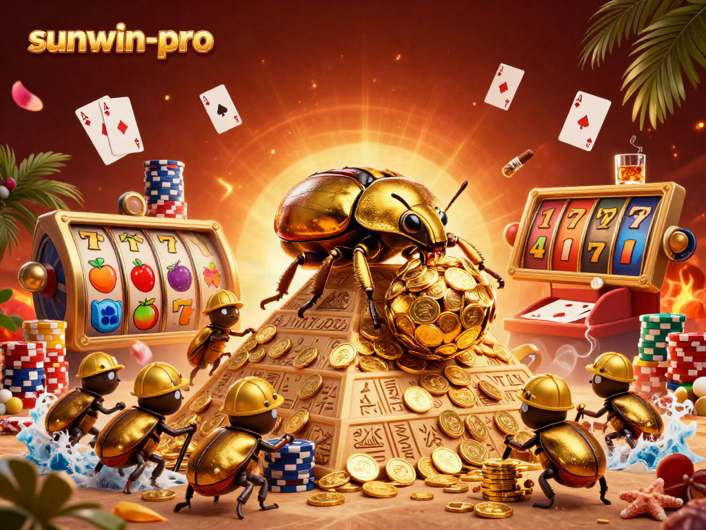 Experience the thrilling casino action of sunwin-pro with vibrant characters and dynamic gaming elements.