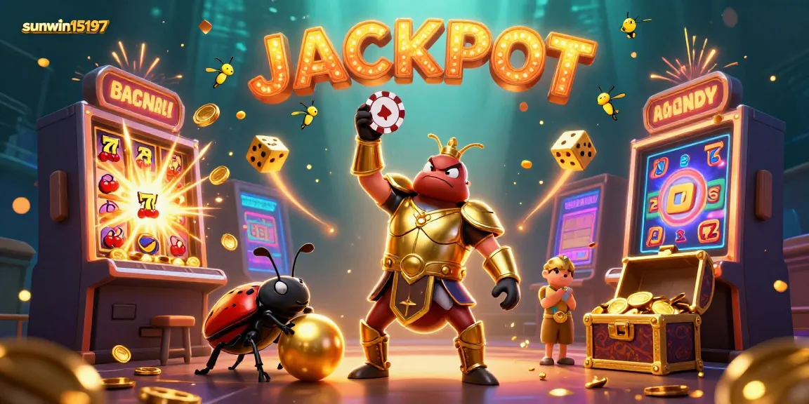 Experience thrilling wins at sunwin15197 with exciting casino games and vibrant visuals in a lively scene.