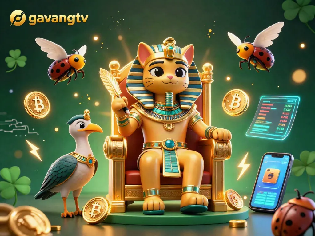 Engage in thrilling gambling with GavangTV's vibrant 3D casino illustration showcasing rich elements.