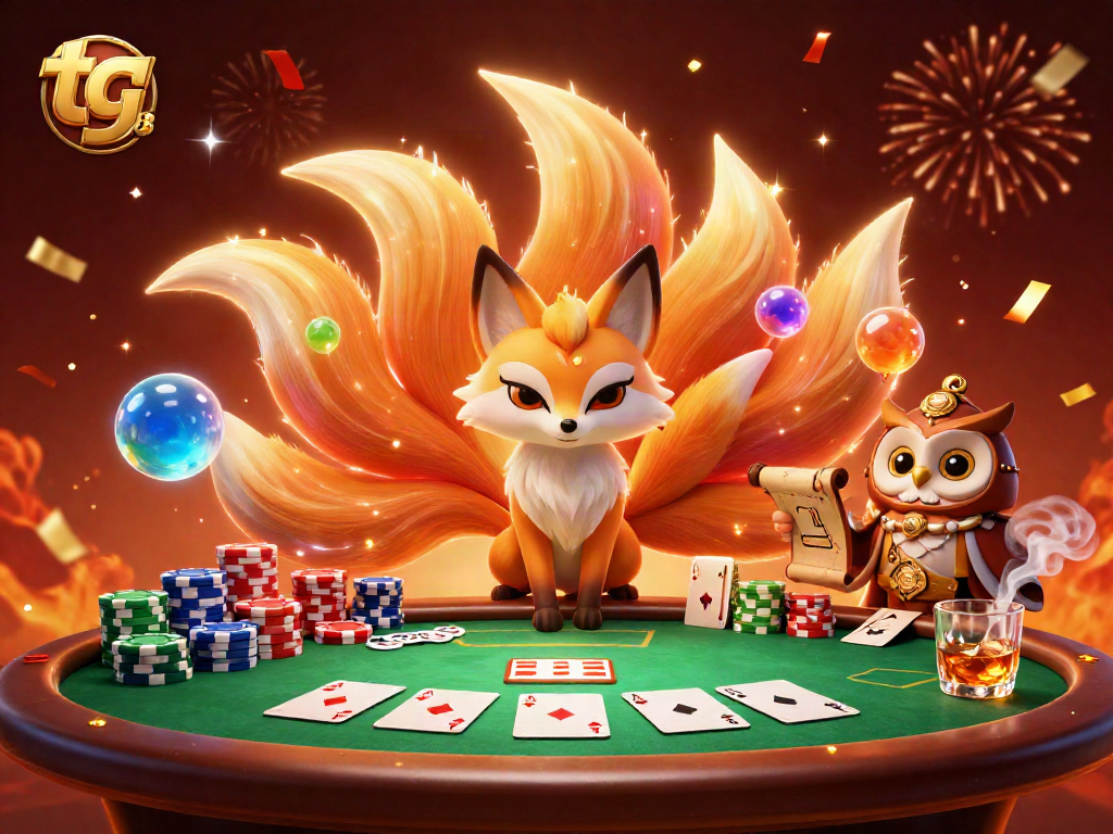 Experience thrilling gameplay at tg 88 casino with animated characters and vibrant poker action.
