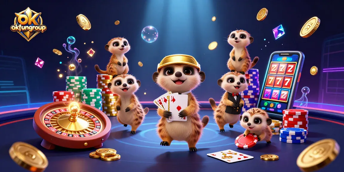 Experience the thrill of action at okfungroup's vibrant casino scene with meerkats running games.
