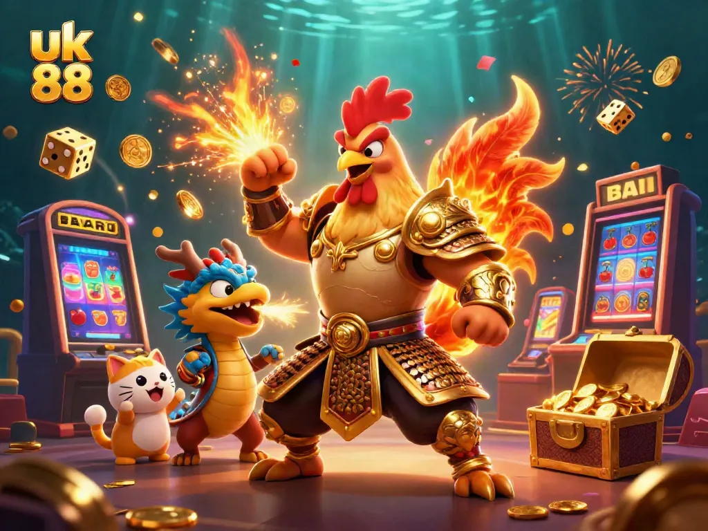 Win big with the dynamic uk 88 gaming scene featuring exciting characters and jackpot wins.