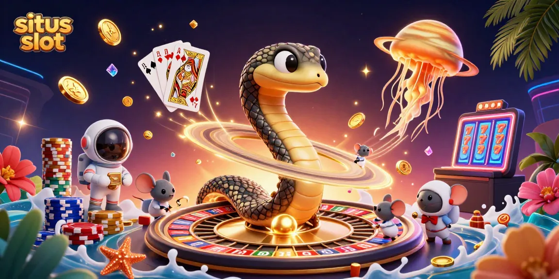 Experience the excitement of situs slot with astronaut mice betting on a cosmic roulette wheel!
