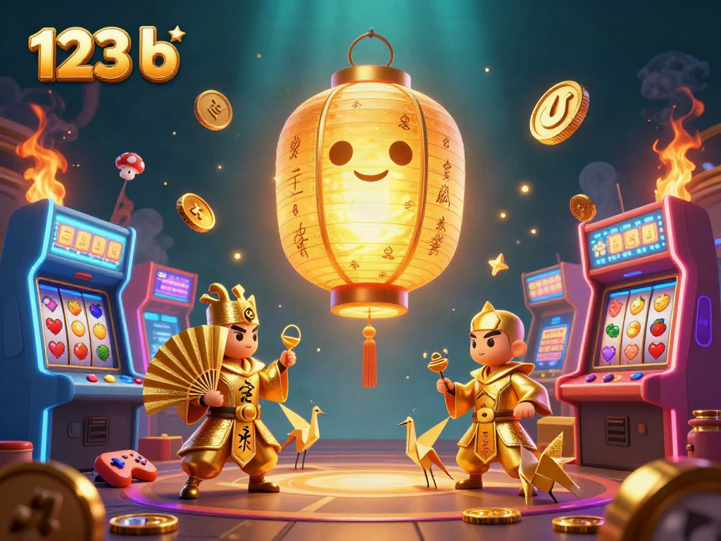 Experience thrilling wins at 123 b with vibrant gaming elements and lucky symbols.