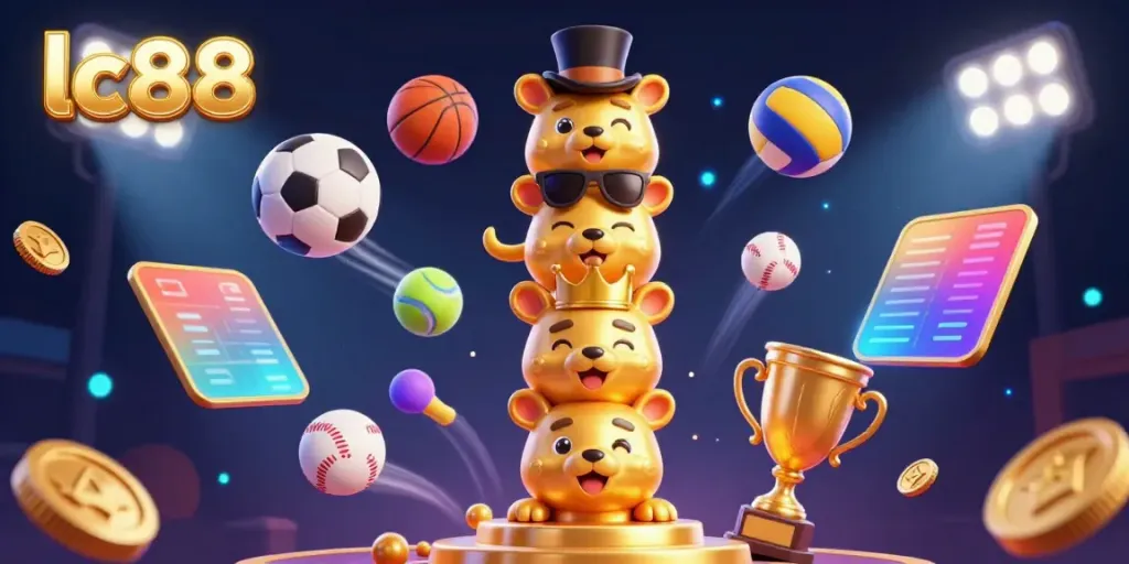 Experience thrilling action at lc88 with vibrant casino elements and engaging characters.