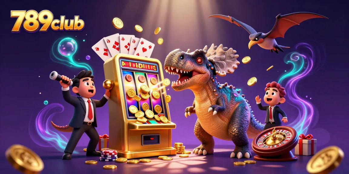 Win big at 789club with a dazzling jackpot scene featuring animated characters and slot elements.