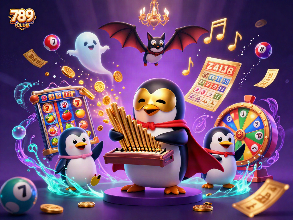 Experience the dramatic adventure of winning at 789CLUB with a vibrant casino scene.